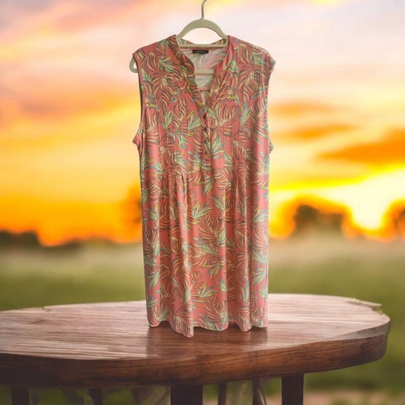 New! Cocomo Comfy Summer Dress SZ XL - Picture 3 of 9